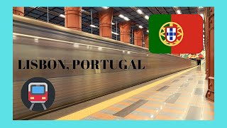 LISBON's subway (metro) in PORTUGAL #travel #subway #lisboa