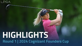 Round 1 Highlights | 2024 Cognizant Founders Cup