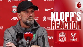 Klopp's Reaction | Anfield Defeat, Bradley Injury | Liverpool 0-1 Crystal Palace