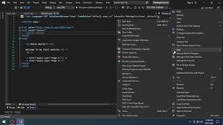 Coding HTML with Visual Studio 2022 (ASP.NET WebForms - .NET Framework)