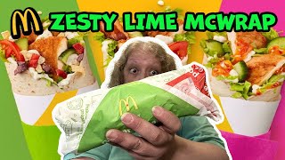 Devouring McDonald’s Zesty Lime McWrap!!