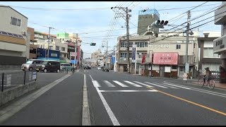 広島海田道路の　安芸区役所（西）交差点　（広島市安芸区　2021年10月）