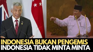 SINGAPURA EJEK INDONESIA, PRABOWO BALAS 3 KALI LIPAT LEBIH KUAT !