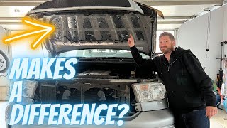 Soundproofing Car Engine Noise - Before & After!