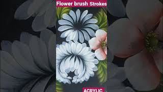 Brush🖌️Stroke🎨🖌️painting#shorts#painting#art#flower#art#viralvideo#ytshorts#shortvideo#artwithwisdom