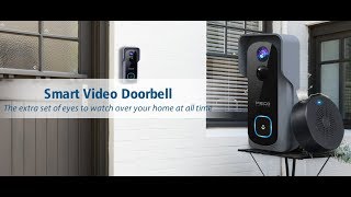 MECO WiFi 1080P Video Doorbell Camera with Chime