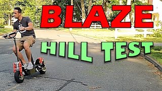 BLAZE 49cc Gas Scooter HILL TEST