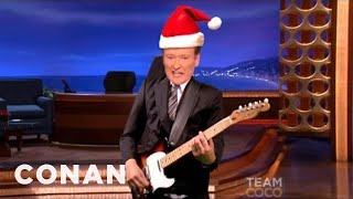 The "Santa Took Our Talk Show" Conan Mega-Mashup | CONAN on TBS