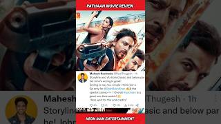 Pathaan Movie REVIEW by YouTubers- Thugesh, ComicVerse, Yogi | Pathan Reaction Facts #shorts