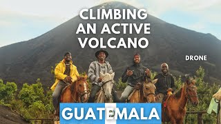 ROASTING Marshmallows on ACTIVE Volcan Pacaya, Guatemala | Horse Riding in Antigua