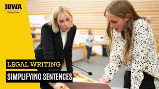 Legal Writing Shorts: Simplifying Sentences