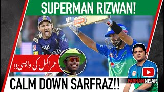 Calm down Sarfraz, Superman Rizwan, Umar Akmal is back!