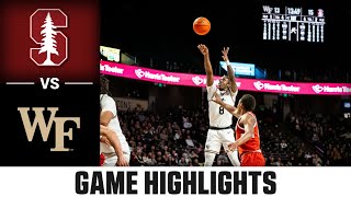 Stanford vs. Wake Forest Game Highlights | 2024-25 ACC Men's Basketball