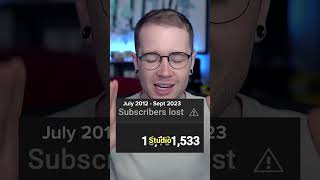 I’ve Lost Millions Of Subscribers