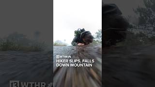 Hiker slips and falls down mountain | Via:CNN