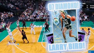 NBA2K18 MyTeam *NEW* Diamond Larry Bird Gameplay! Larry Legend doesn't miss! HoF Limitless Range!