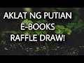 RAFFLE DRAW NA PARA SA EBOOK AKLAT NG PUTIAN ||  MAESTRO OZI