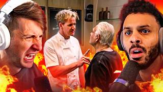 REACTING TO GORDON RAMSAY KITCHEN NIGHTMARES BEST MOMENTS