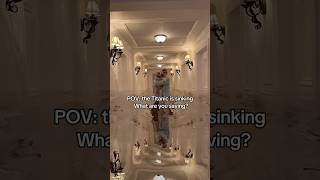 The Titanic Is Sinking: What Are You Saving? @TheJessiiShow #TheManniiShow.com/series