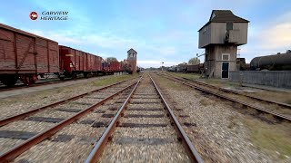 🇩🇪 Cab Ride 1942: German War Engine BR52: Veendam - Stadskanaal STAR Stadskanaal Rail 21/10/2018