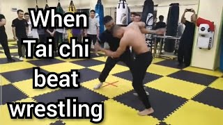 Real Kung fu fight: EP 41/ Tàijí quán Vs Wrestling #taichi #wrestling #fight / it's about gong fu