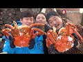 대왕킹크랩 5kg 4kg를 쪄서 동네 유튜버들과 함께 먹어봤습니다. kingcrab mukbang