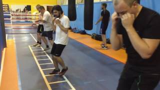 Бокс Лесенка Гелиос  Boxing training