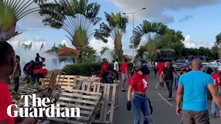 Clashes with police in Martinique in latest bout of unrest on French island