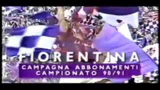Fiorentina-Spot abbonamenti 1990-91 su Canale5