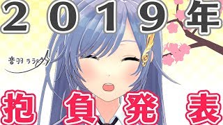 【がんばる】音羽ララ2019年の抱負【あそぶ】