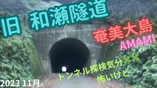 奄美大島　旧 和瀬隧道　奄美市名瀬住用町間　ワクワクドキドキのドライブ　2023 11月 AMAMI