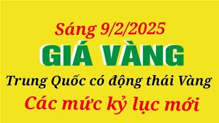 Giá vàng hôm nay 9999 ngày 9 tháng 2 năm 2025- GIÁ VÀNG NHẪN 9999- Bảng giá vàng sjc, 24k 18k 14k