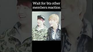 bts other members reaction yoonmin