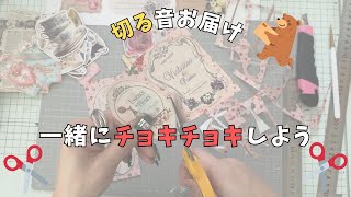 ASMR コラージュシートチョキチョキ