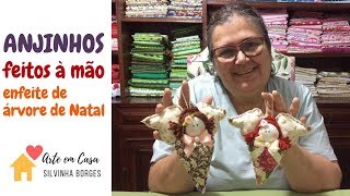 Aprenda a fazer Anjinhos feitos à mão para decorar a Árvore de Natal