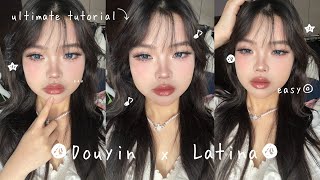 DOUYIN X LATINA🎀/ doutina makeup tutorial- ultimate tutorial 💕✨