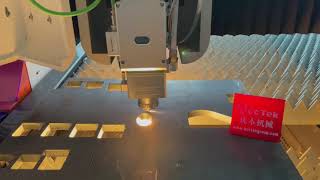 Acctek 3kw fiber laser cutting 20mm CS