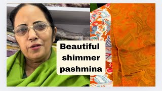 ਸ਼ਿਮਰ ਪਸ਼ਮੀਨੇ ਦੇ ਬਹੁਤ ਖੂਬਸੂਰਤ ਸੂਟ,Shimmer pashmina beautiful suits by firstchoice Faridkot