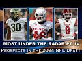 Most UNDER THE RADAR Prospects in the 2024 NFL Draft I MOST UNDERRATED PT. IV