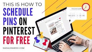 How to Schedule Pins on Pinterest for FREE Without Tailwind (Website + App Tutorial)