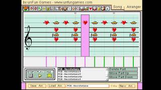 Perfect Cherry Blossom  - Necrofantasia - Mario Paint Composer