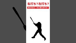 右打ち？左打ち？あなたはどちらに見えますか？ #野球 #プロ野球 #Shorts