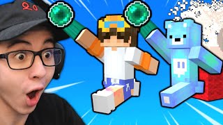 Teaching NotNico How To Ender Pearl Clutch in Minecraft Bedwars...