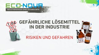 Gefährliche Lösemittel in der Industrie - Darum sollten Sie sofort umsteigen!