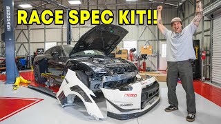 GTR Gets 1 of 1 Track Spec Bodykit! | Rebuilding Wrecked R35 GTR Ep. 3