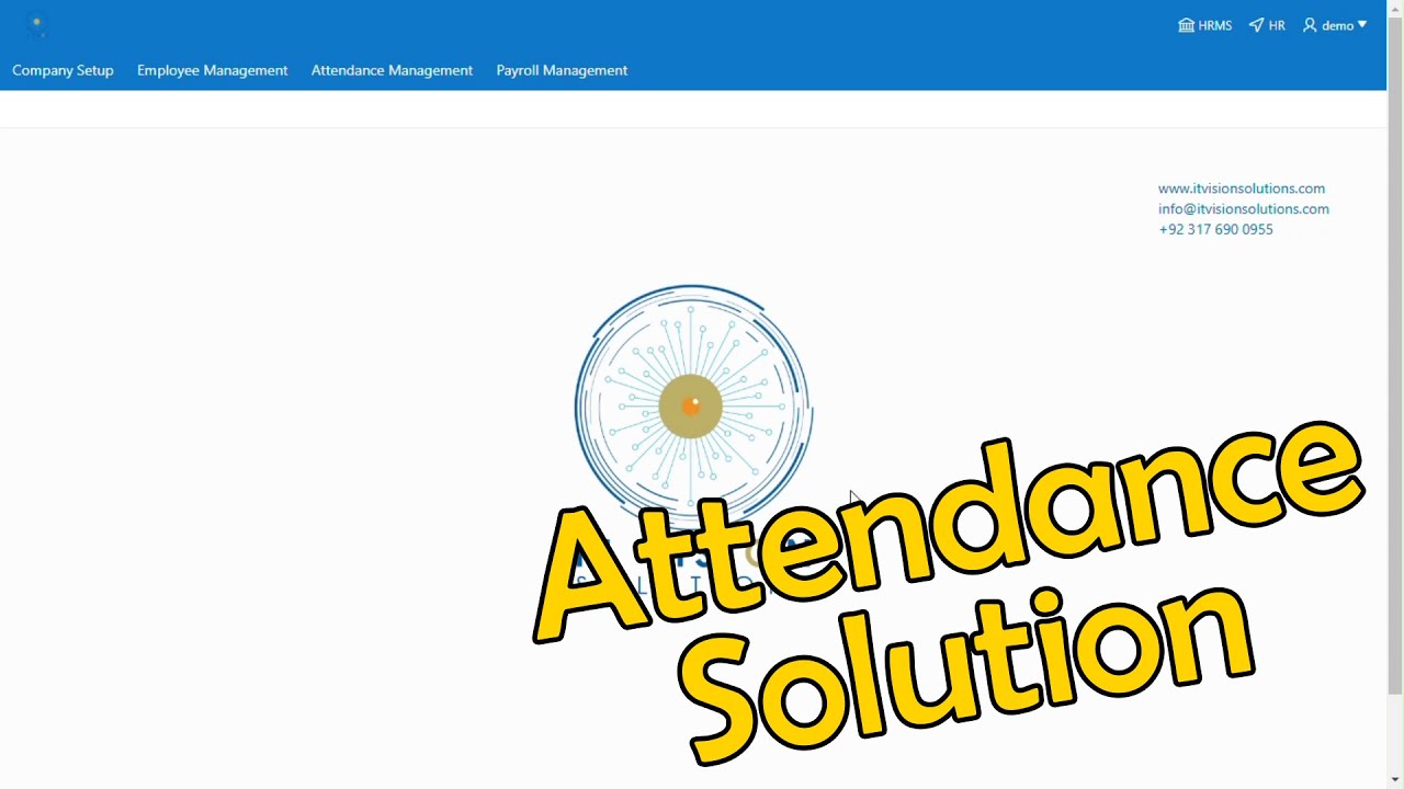 Attendance Management Solution Erp Erpsolutions Businesssoftware