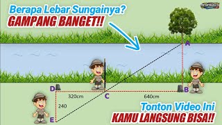 MATERI PRAMUKA Menaksir Lebar Sungai - Tutorial 2024