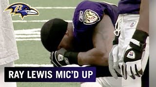 Ray Lewis Mic’d Up vs. Broncos ‘It’s Time For My Pick!’ | Baltimore Ravens