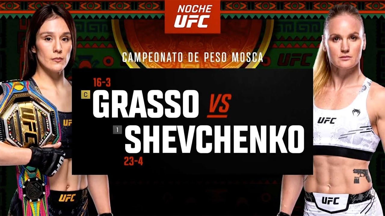 Noche UFC: Alexa Grasso Vs Valentina Shevchenko Highlights - YouTube