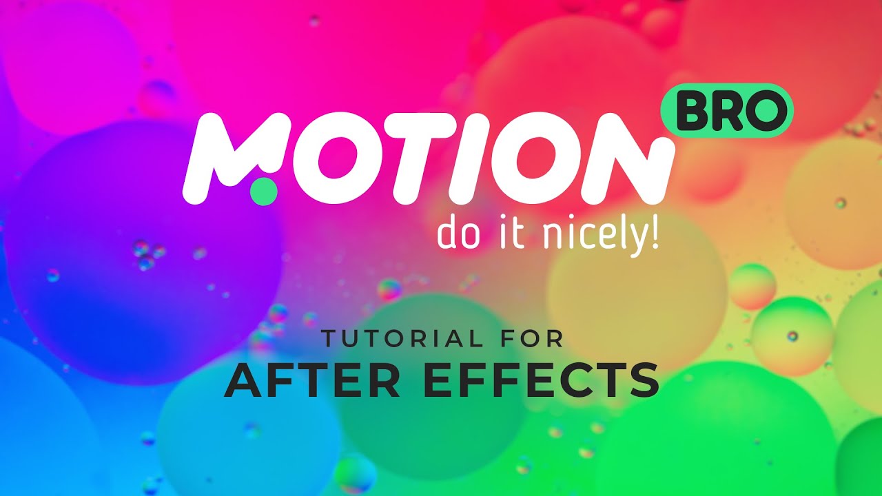 Motion Bro V3 - How To Use In After Effects - YouTube